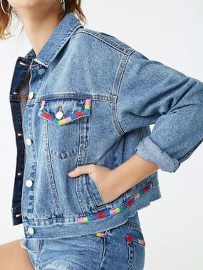 Forever 21 Light Blue Denim Jacket